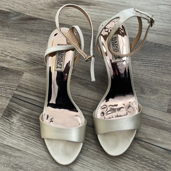 Badgley Mischka Bejeweled Heels - Picture 2 of 3